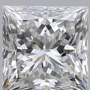 2.1 carat, H colour, VS1 clarity, Princess shape, Natural Diamond.