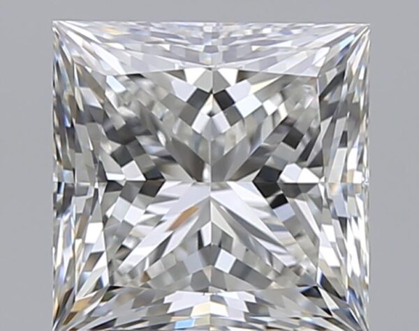 2.1 carat, H colour, VS1 clarity, Princess shape, Natural Diamond.