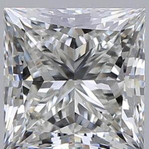 2.15 carat, H colour, VS2 clarity, Princess shape, Natural Diamond.
