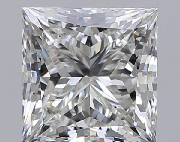 2.15 carat, H colour, VS2 clarity, Princess shape, Natural Diamond.