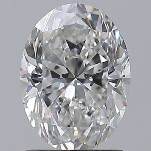 1.5 carat, F colour, SI1 clarity, Oval shape, Natural Diamond.