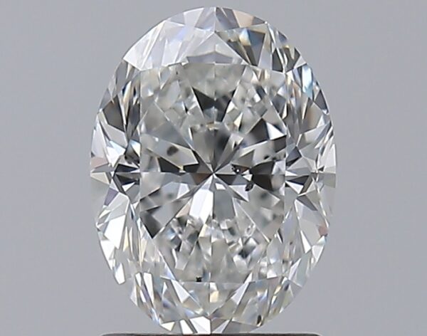 1.5 carat, F colour, SI1 clarity, Oval shape, Natural Diamond.