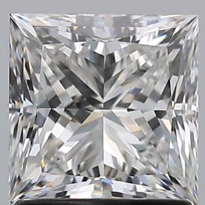 1.51 carat, E colour, VS1 clarity, Princess shape, Natural Diamond.