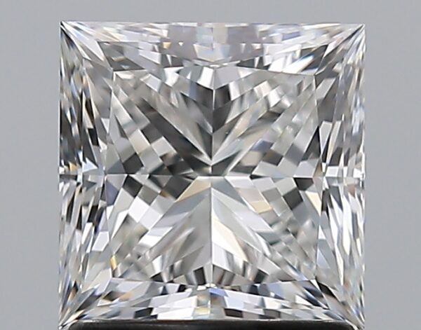 1.51 carat, E colour, VS1 clarity, Princess shape, Natural Diamond.