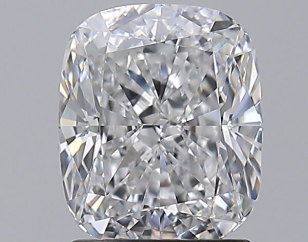 2.01 carat, D colour, VVS2 clarity, Cushion shape, Natural Diamond.