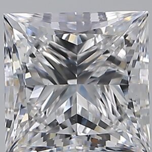 1.5 carat, D colour, VS2 clarity, Princess shape, Natural Diamond.