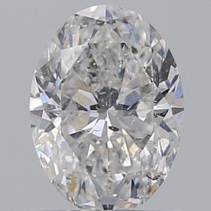 0.96 carat, E colour, SI2 clarity, Oval shape, Natural Diamond.