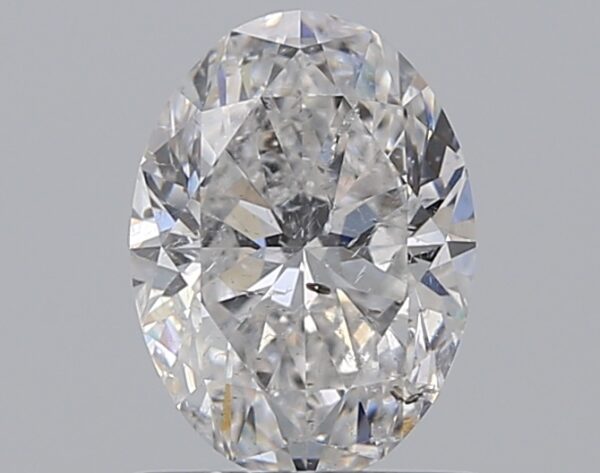 0.96 carat, E colour, SI2 clarity, Oval shape, Natural Diamond.