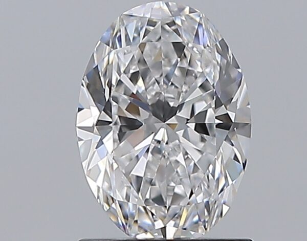 1.2 carat, D colour, VVS2 clarity, Oval shape, Natural Diamond.