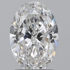1.5 carat, E colour, SI1 clarity, Oval shape, Natural Diamond.