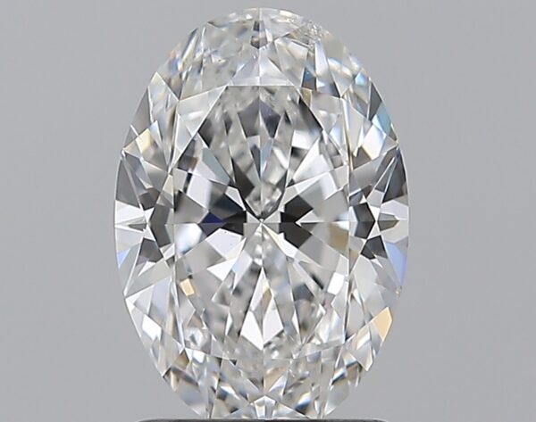 1.5 carat, E colour, SI1 clarity, Oval shape, Natural Diamond.