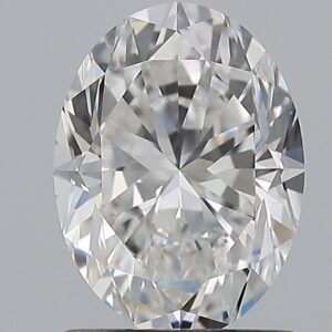 1.52 carat, E colour, VVS1 clarity, Oval shape, Natural Diamond.