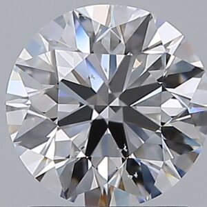 1.51 carat, D colour, SI1 clarity, Round shape, Natural Diamond.