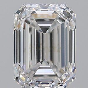 1.5 carat, F colour, VS2 clarity, Emerald shape, Natural Diamond.