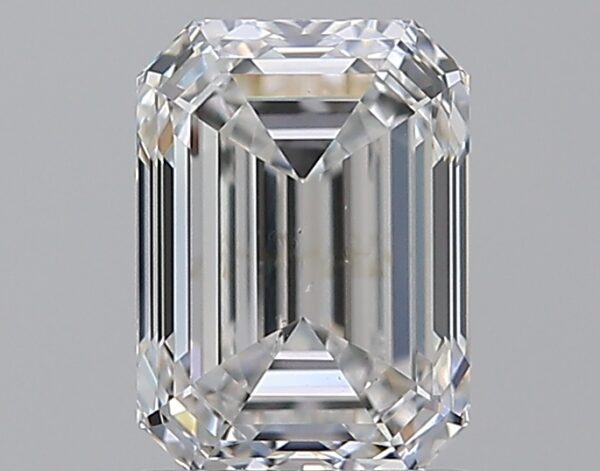 1.5 carat, F colour, VS2 clarity, Emerald shape, Natural Diamond.
