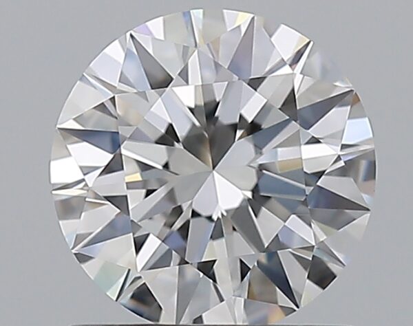 1.02 carat, D colour, IF clarity, Round shape, Natural Diamond.