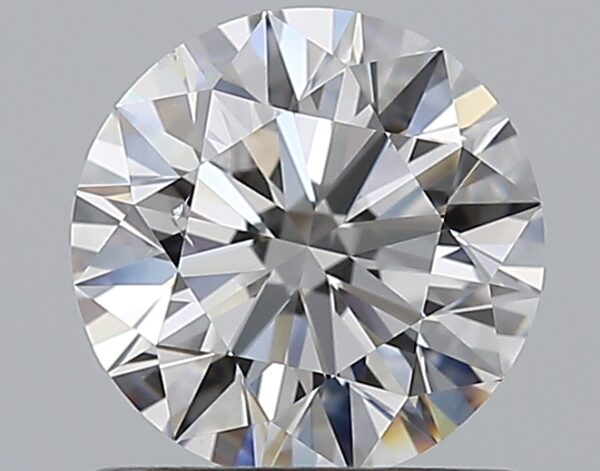 1.01 carat, D colour, SI1 clarity, Round shape, Natural Diamond.