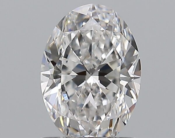 1 carat, E colour, VS1 clarity, Oval shape, Natural Diamond.