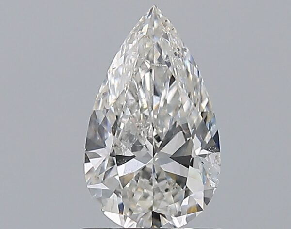 1 carat, G colour, SI2 clarity, Pear shape, Natural Diamond.