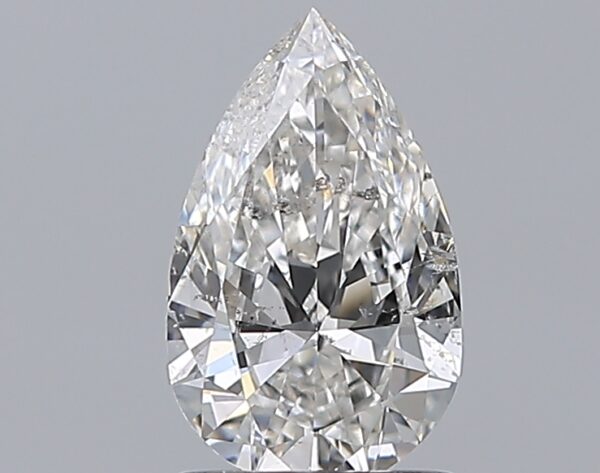 1 carat, F colour, SI2 clarity, Pear shape, Natural Diamond.