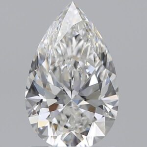 1 carat, G colour, VVS2 clarity, Pear shape, Natural Diamond.