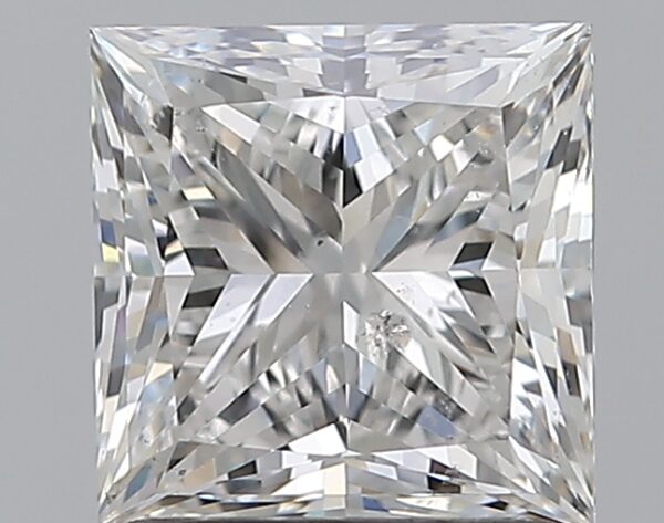 1.71 carat, F colour, SI2 clarity, Princess shape, Natural Diamond.