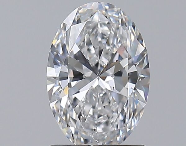 1.2 carat, D colour, SI1 clarity, Oval shape, Natural Diamond.