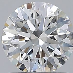 1.03 carat, E colour, SI1 clarity, Round shape, Natural Diamond.