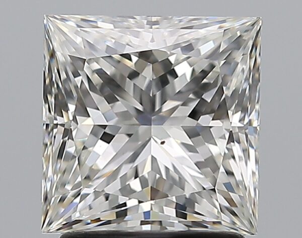 2.01 carat, H colour, VS2 clarity, Princess shape, Natural Diamond.