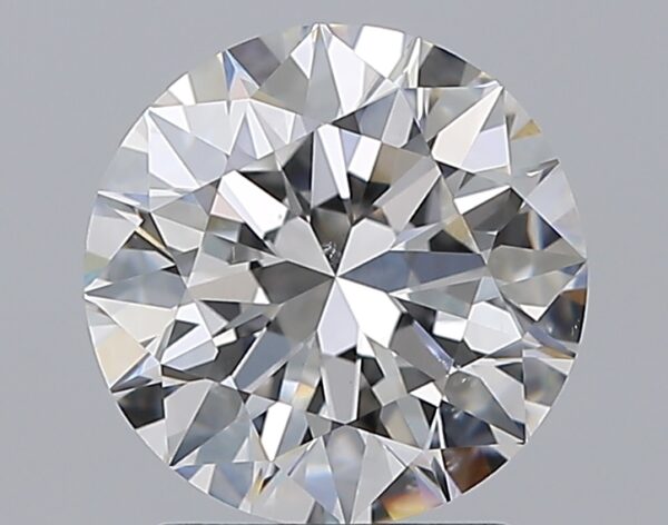 2.2 carat, F colour, VS2 clarity, Round shape, Natural Diamond.