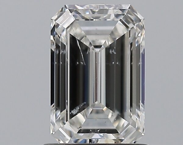 1.21 carat, G colour, SI2 clarity, Emerald shape, Natural Diamond.