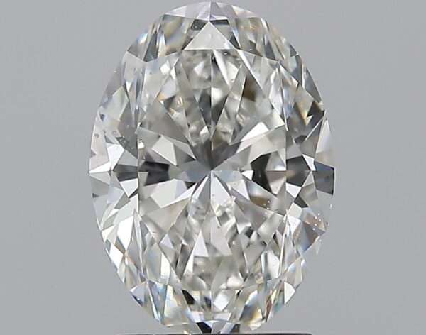 2.01 carat, H colour, SI1 clarity, Oval shape, Natural Diamond.