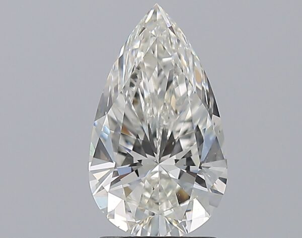 2.01 carat, H colour, SI1 clarity, Pear shape, Natural Diamond.