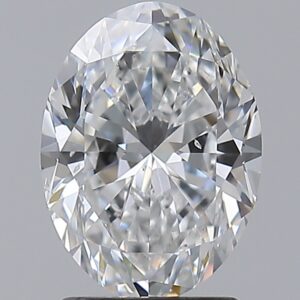 2.01 carat, D colour, SI1 clarity, Oval shape, Natural Diamond.