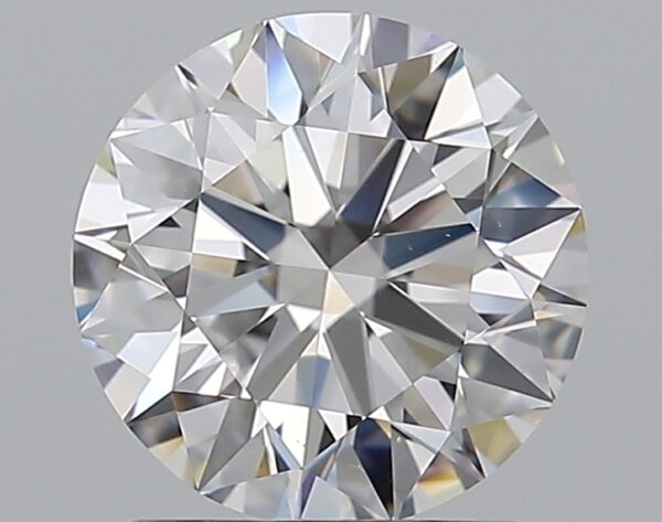 1.51 carat, E colour, VS2 clarity, Round shape, Natural Diamond.