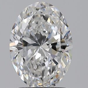 1.7 carat, D colour, VS2 clarity, Oval shape, Natural Diamond.
