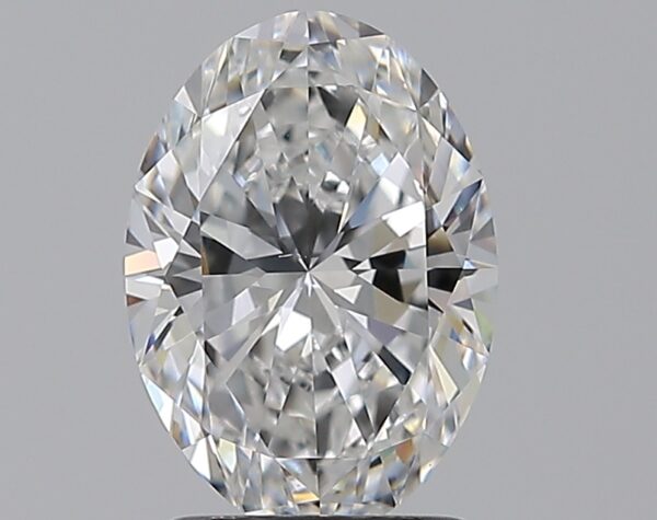 1.7 carat, D colour, VS2 clarity, Oval shape, Natural Diamond.