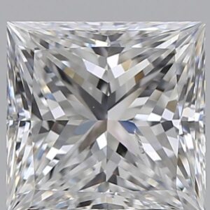 1.51 carat, F colour, SI2 clarity, Princess shape, Natural Diamond.