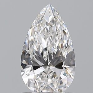 1 carat, E colour, VS2 clarity, Pear shape, Natural Diamond.