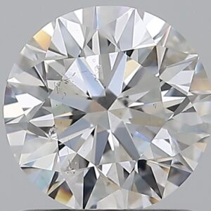 1.01 carat, F colour, SI2 clarity, Round shape, Natural Diamond.