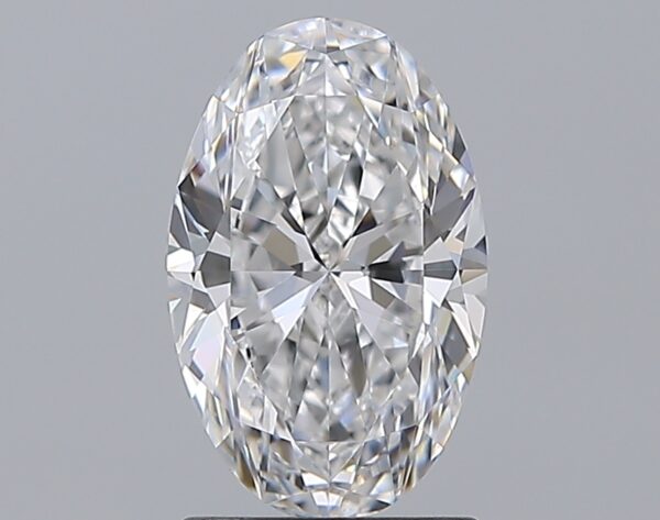 1.7 carat, D colour, VVS2 clarity, Oval shape, Natural Diamond.