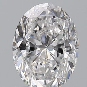 0.96 carat, D colour, SI2 clarity, Oval shape, Natural Diamond.