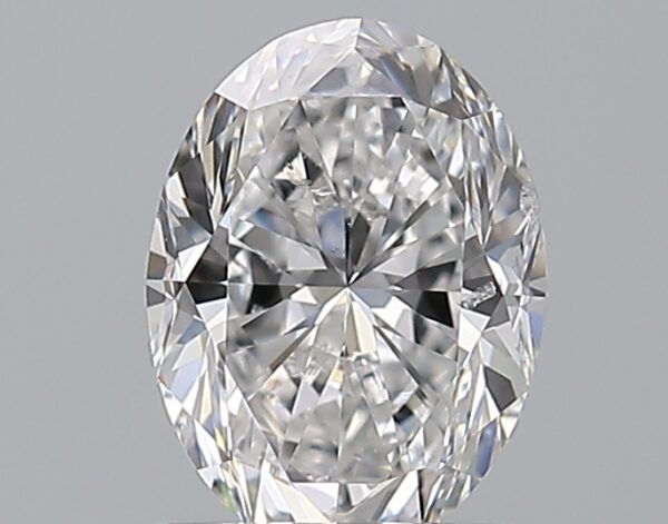 0.96 carat, D colour, SI2 clarity, Oval shape, Natural Diamond.