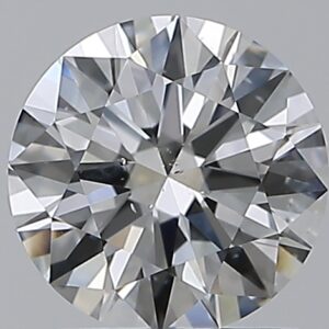 1.02 carat, G colour, SI2 clarity, Round shape, Natural Diamond.