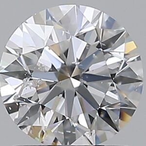 1.01 carat, D colour, SI2 clarity, Round shape, Natural Diamond.