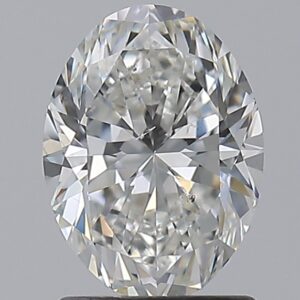 1.51 carat, F colour, SI1 clarity, Oval shape, Natural Diamond.