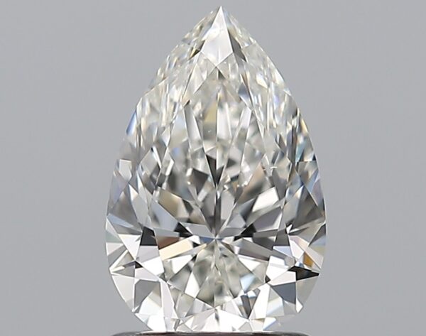 1.21 carat, H colour, VS2 clarity, Pear shape, Natural Diamond.