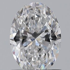 1.01 carat, D colour, SI1 clarity, Oval shape, Natural Diamond.