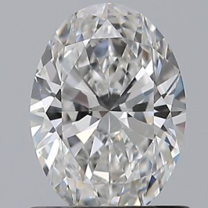 1 carat, E colour, VS1 clarity, Oval shape, Natural Diamond.