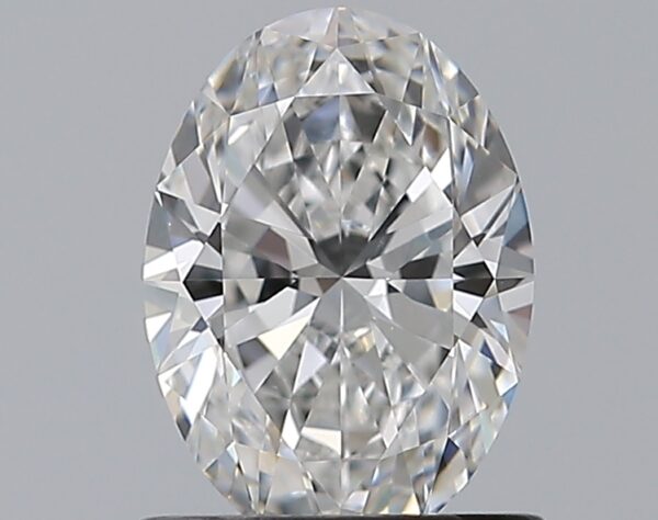 1 carat, E colour, VS1 clarity, Oval shape, Natural Diamond.